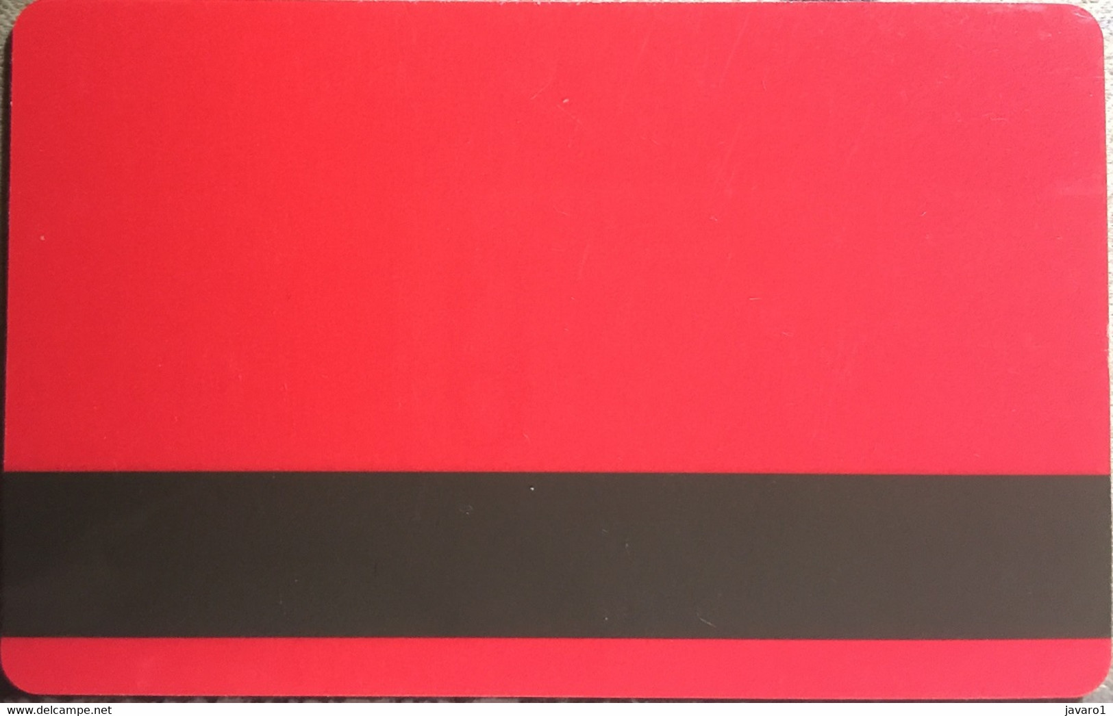 GPT DEMO : RED GPT RED MAGNETIC STRIP Card ( Batch: -) USED - Eurostar, Cardlink & Railcall