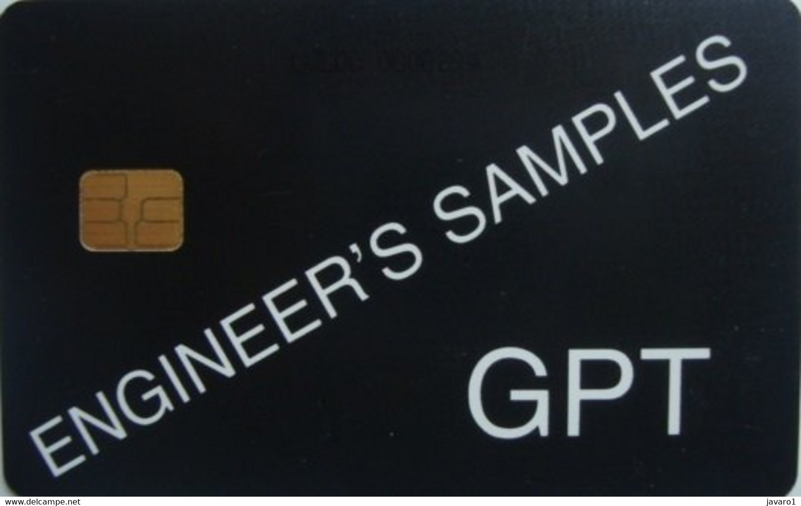 GPT DEMO : GPT ENGINEER)S SAMPLE (Black) (20000 Units) ( Batch: LVLD000203) MINT - [ 5] Eurostar, Cardlink & Railcall