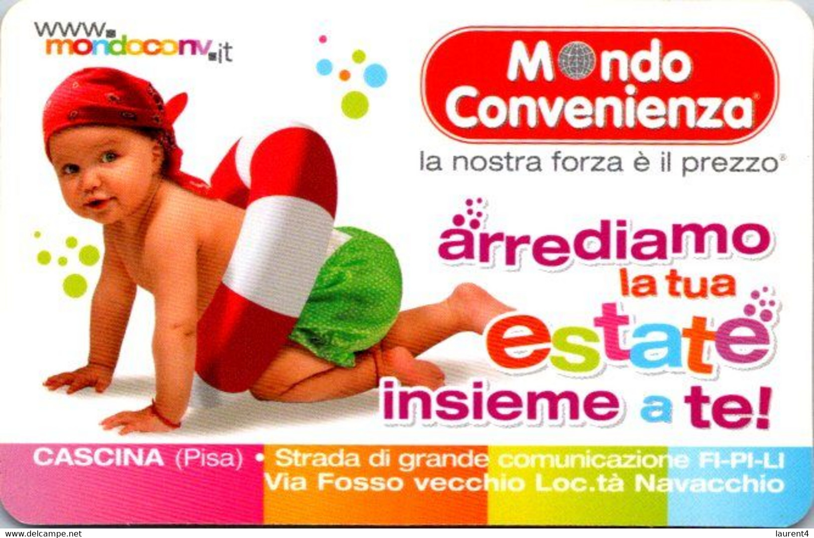 (24-6-2022 I -i  ) Phonecard -  Italy - (1 Phonecard) Mondo Convenienza - Autres & Non Classés