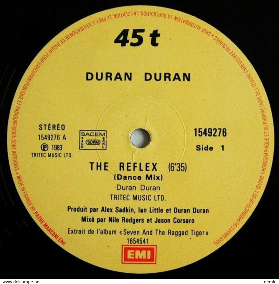 DURAN DURAN °  THE REFLEX - 45 T - Maxi-Single