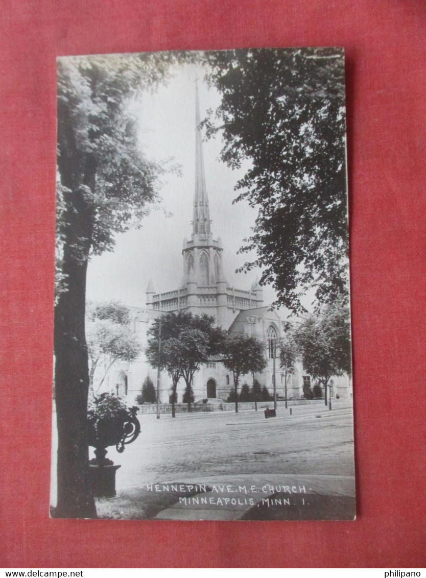 RPPC. M.E. Church.   Minneapolis Minnesota > Minneapolis .      Ref 5694 - Minneapolis