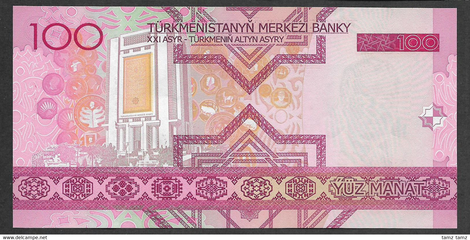 Turkmenistan 100 Manat 2005 UNC - Turkménistan