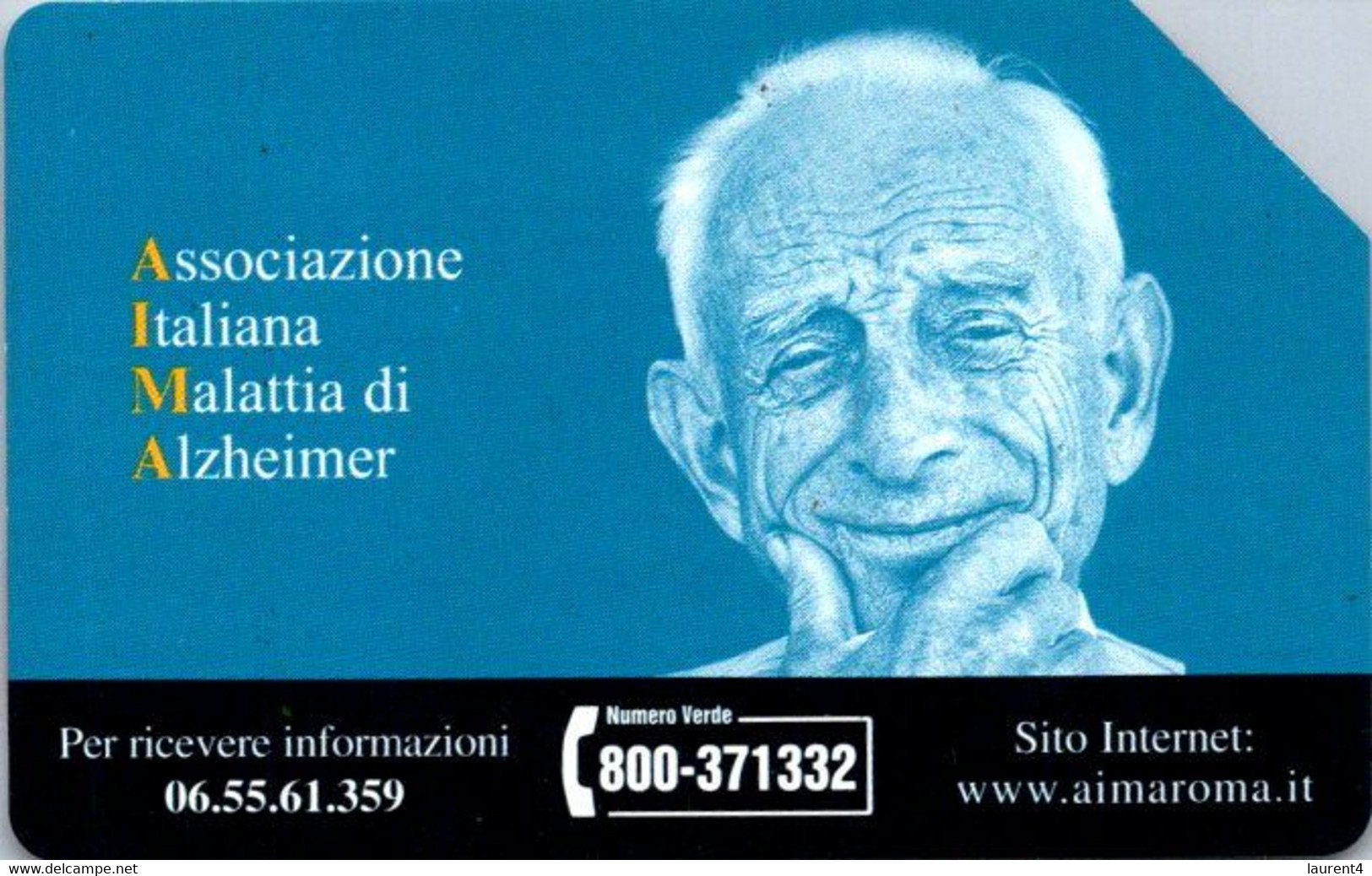 (24-6-2022 G) Phonecard -  Italy - (1 Phonecard)  2.58 Euro - Alzheimer - A Identifier