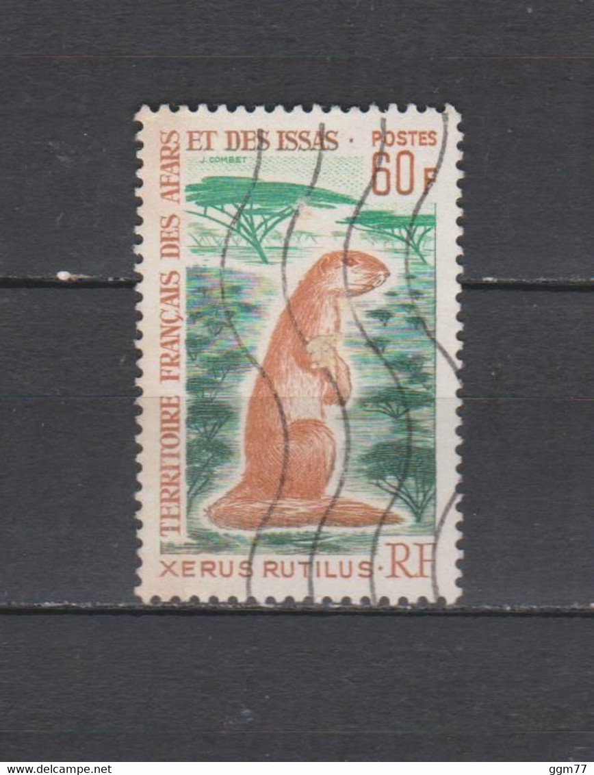 N° 333 TIMBRE AFARS & ISSAS OBLITERES DE 1967    Cote : 20 € - Used Stamps