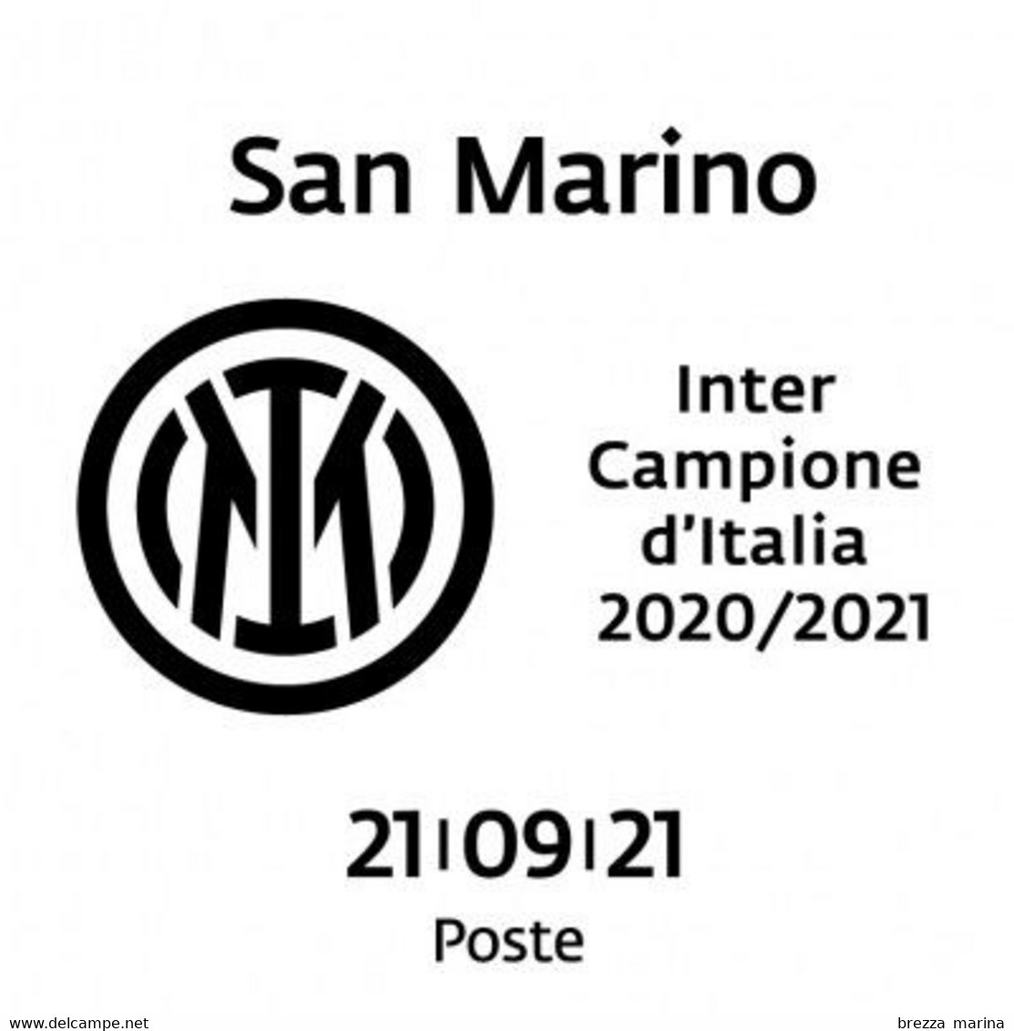 Nuovo - MNH - SAN MARINO - 2021 - Calcio - Inter Campione D’Italia 2020-2021 – Logo - 2.00 - Unused Stamps