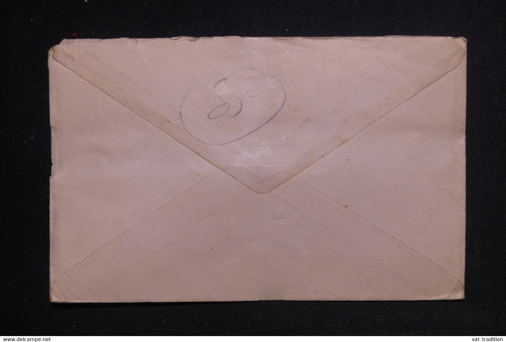 CHINE - Cachet De Vaguemestre Sur Enveloppe De Pekin En Fm Pour La France - L 123974 - Storia Postale