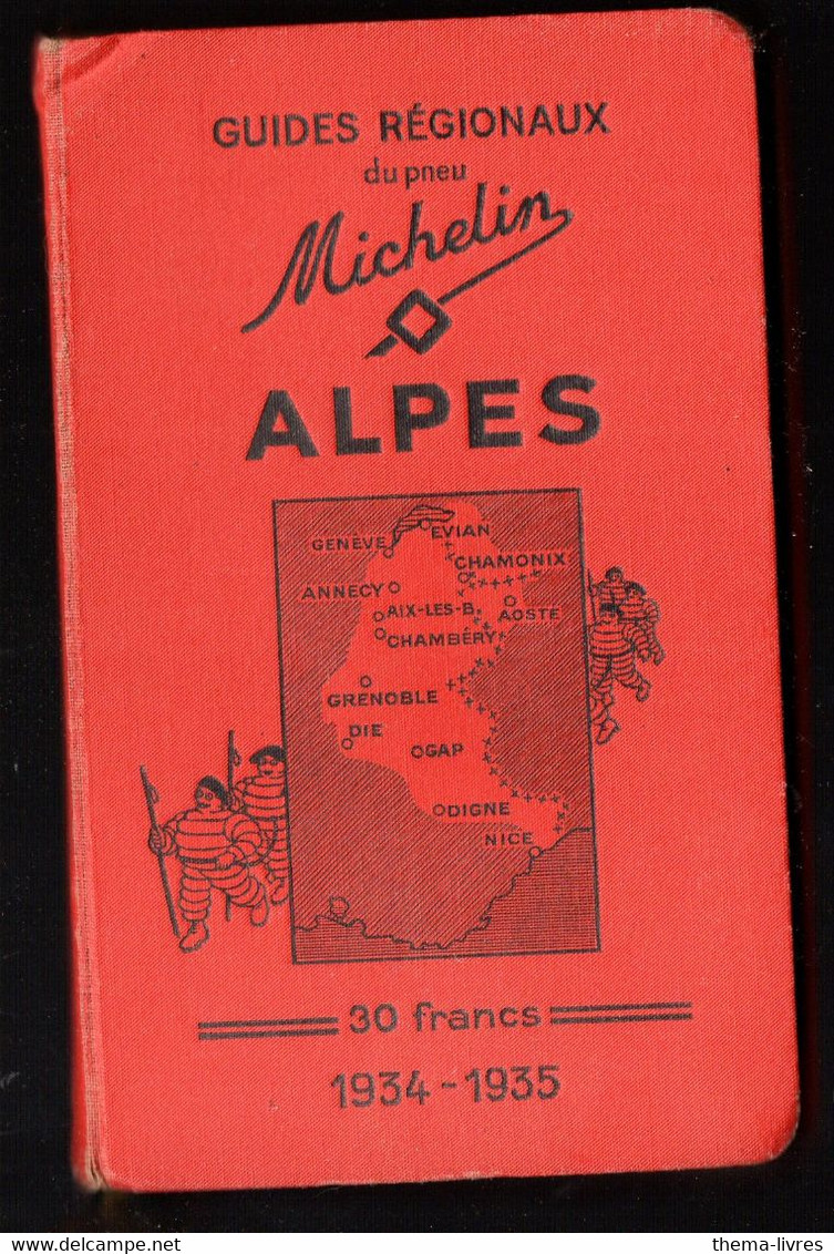 Guide MICHELIN AlPES 1934  1935  (CCC010) - Michelin (guide)