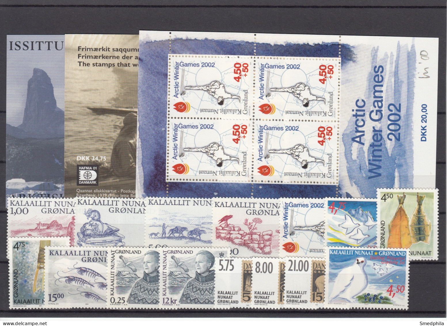 Greenland 2001 - Full Year MNH ** - Années Complètes