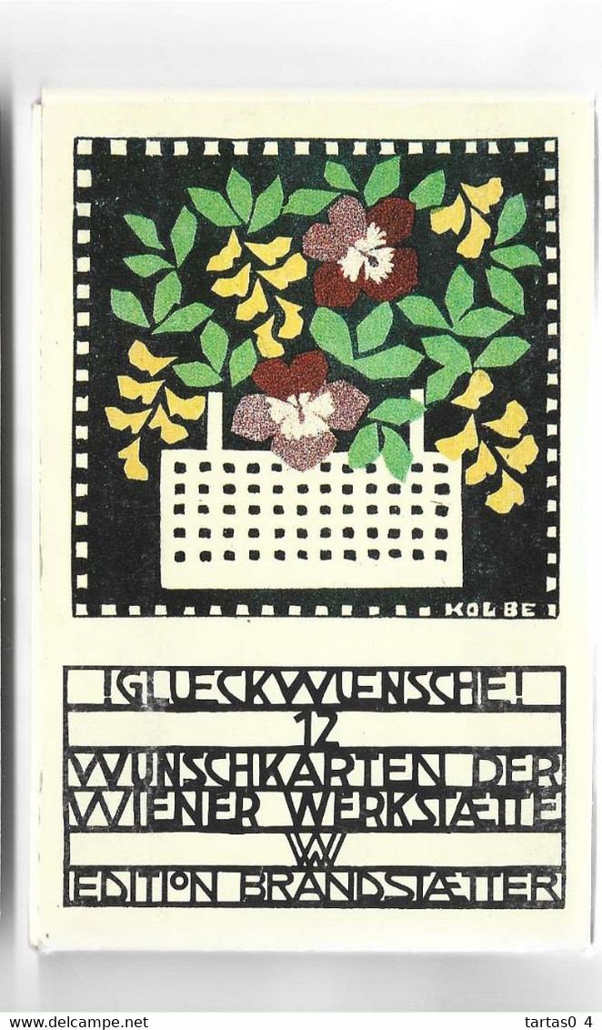 ILLUSTRATEUR - WIENER WERKSTAETTE - Encart 12 Cp Retirage 1986 Fascicule Explicatif  Trés Bon état Voir Scan - Autres & Non Classés