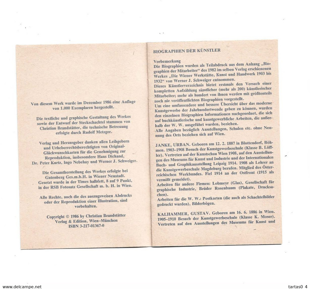 ILLUSTRATEUR - WIENER WERKSTAETTE - Encart 12 Cp Retirage 1986 Fascicule Explicatif  Trés Bon état Voir Scan - Autres & Non Classés