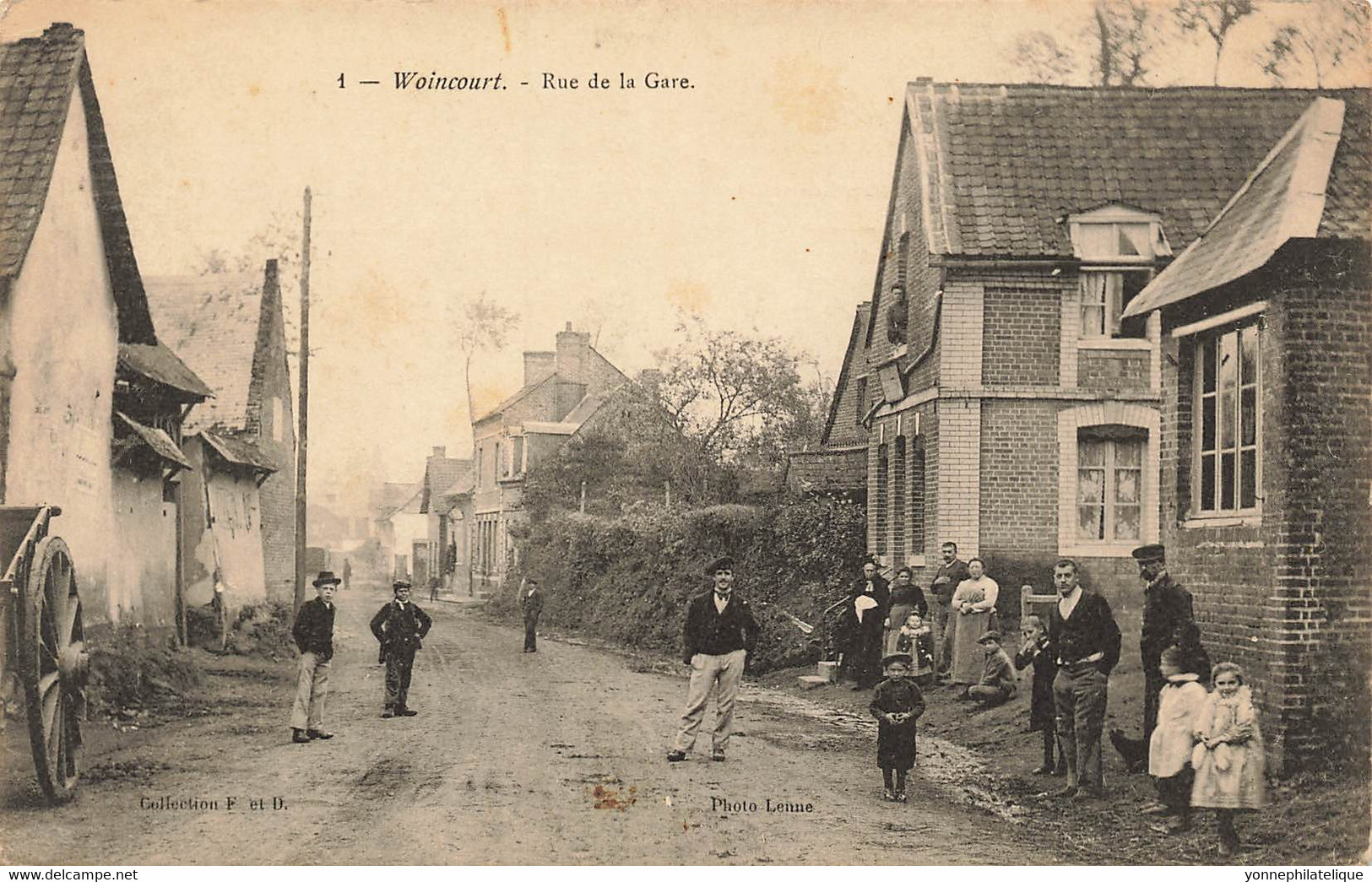 80 - SOMME - WOINCOURT - Rue De La Gare - Superbe - 10824 - Sonstige & Ohne Zuordnung