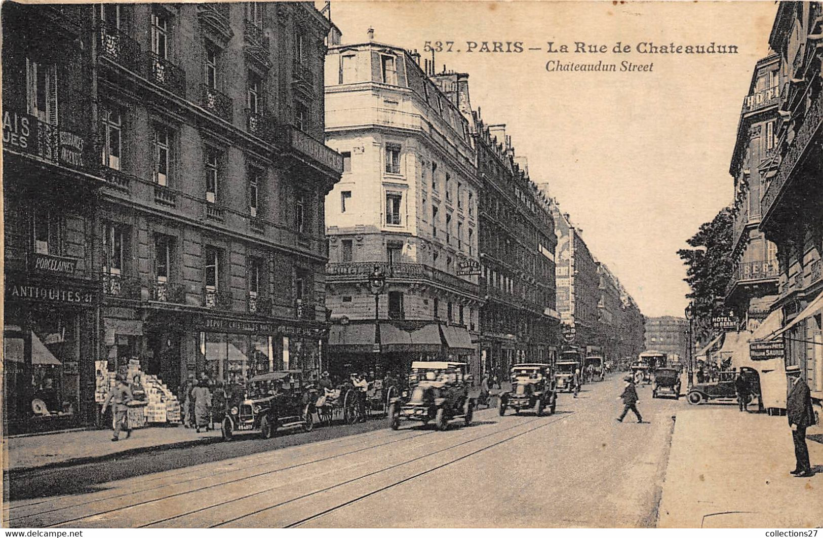 PARIS-75009-LA RUE DE CHATEAUDUN - Arrondissement: 09