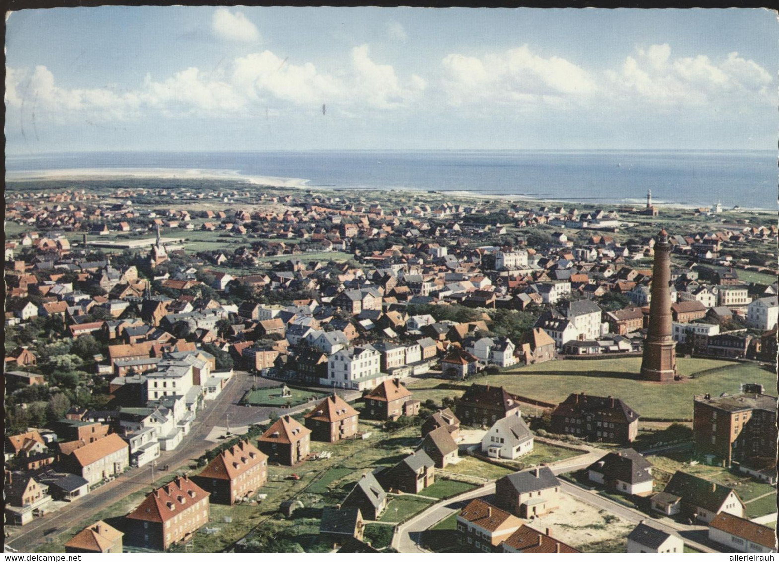 Nordseeheilbad Borkum / Fliegeraufnahme -  1968 Gelaufen - Altenkirchen