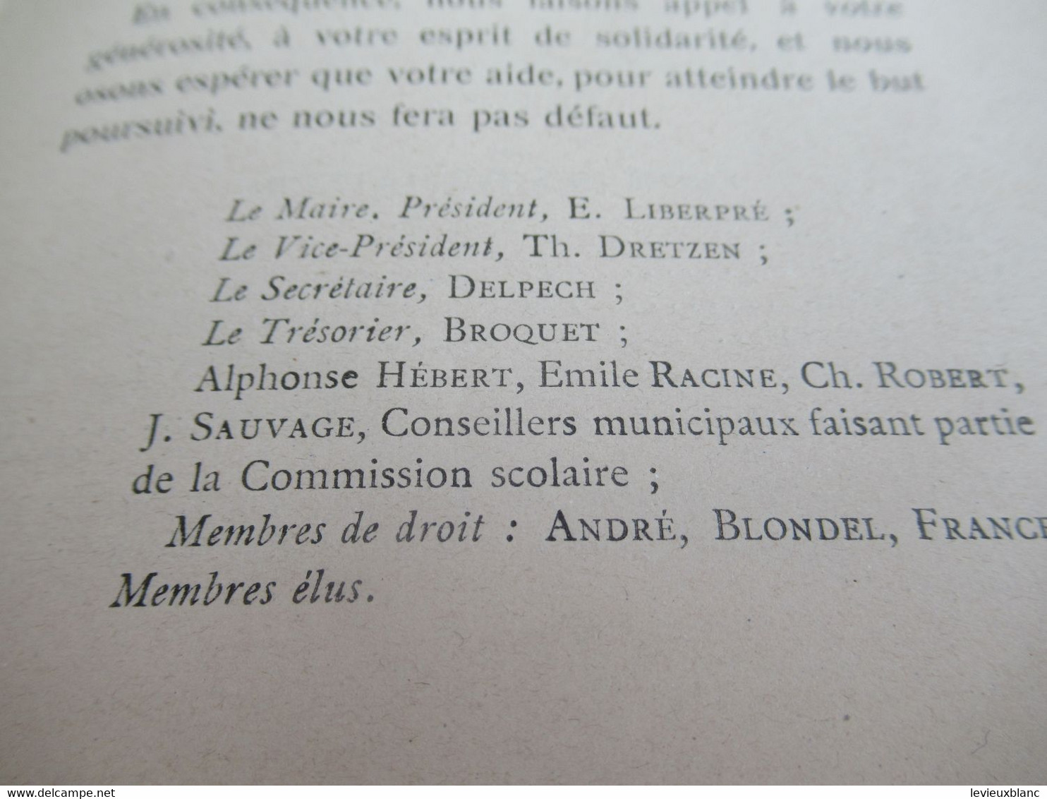 Rapport Sur La Fondation De La CAISSE Des ECOLES De GARGENVILLE /République Française/1921  CAH332 - Diplome Und Schulzeugnisse