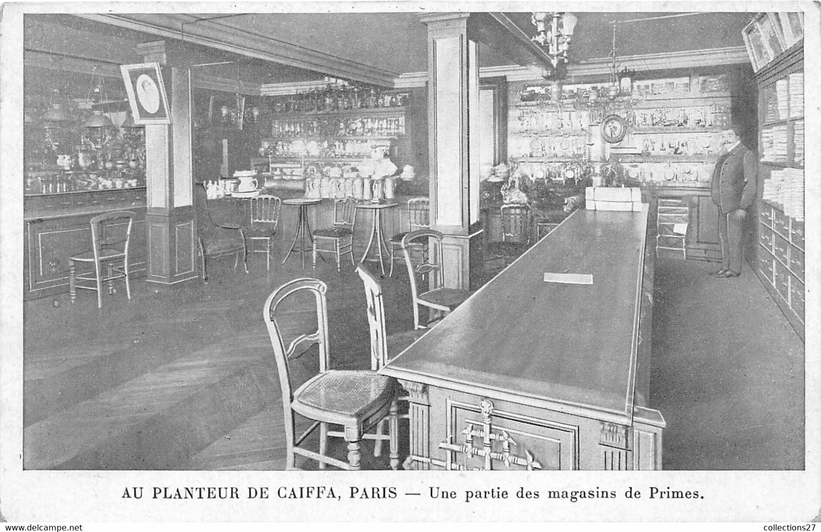 AU PLANTEUR DE CAÏFFA- PARIS , UNE PARTIE DES MAGASIN DE PRIMES - Cafés, Hotels, Restaurants