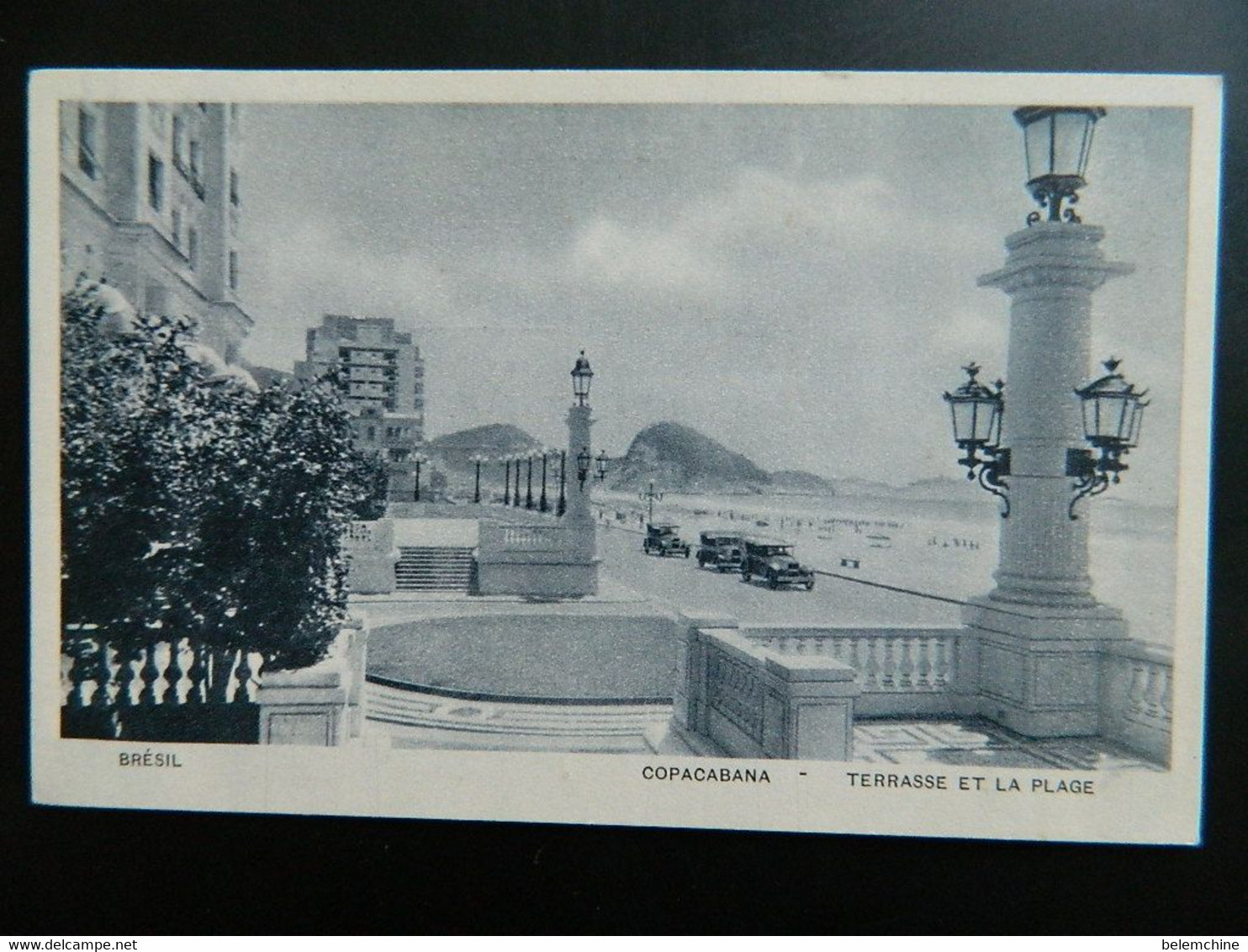 BRESIL                                COPACABANA                    TERRASSE ET LA PLAGE - Copacabana