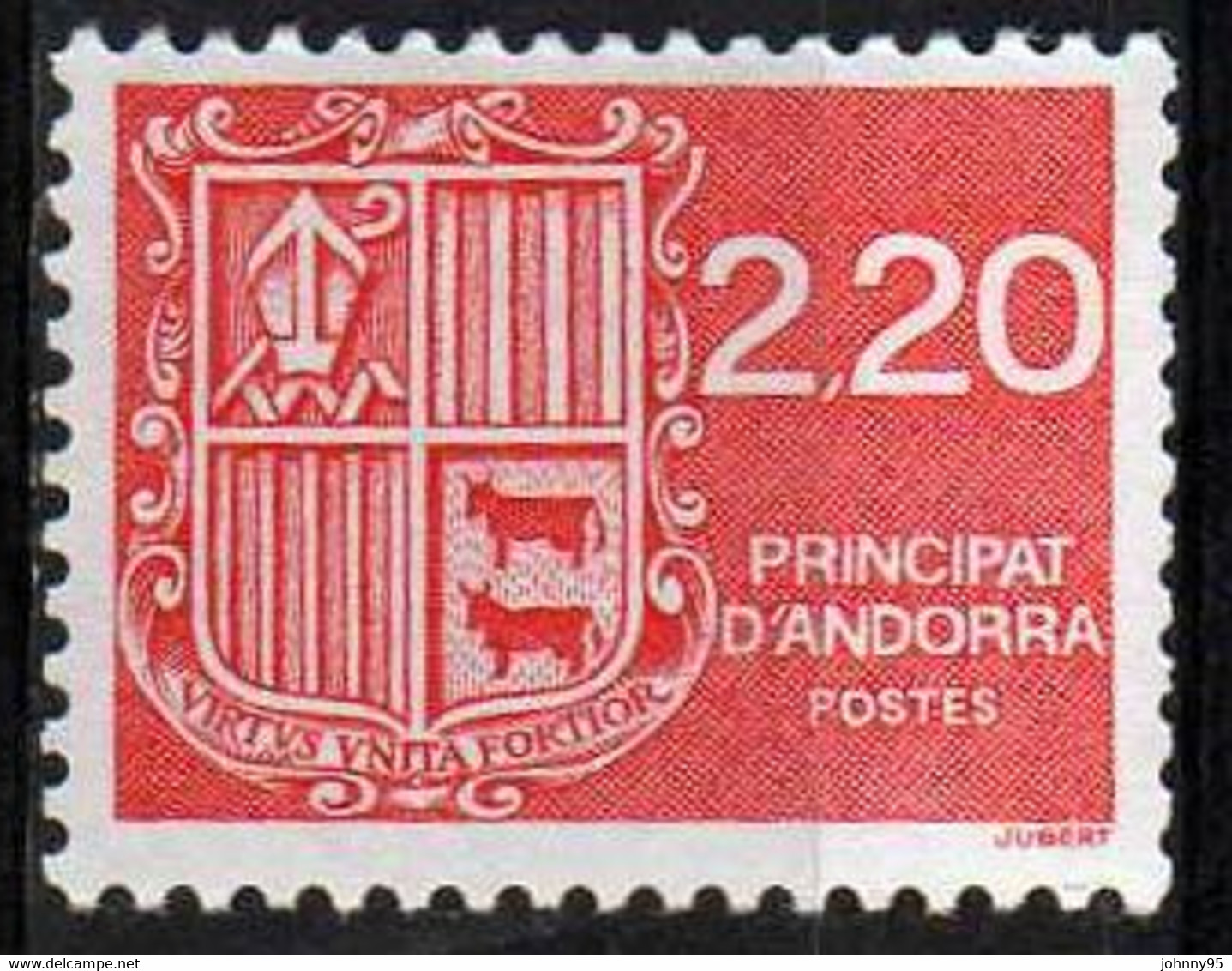 Année 1988 - N° 2 - Blason D'Andorre - T-P N° 366 - 2 F. 20 X 10 - Booklets