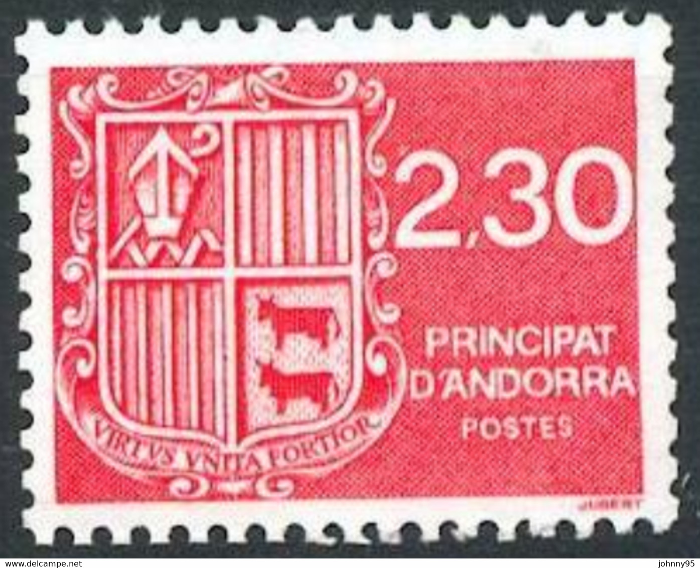 Année 1990 - N° 3 - T-P N° 387 - Blason D'Andorre - 2 F. 30 X 10 - Carnets