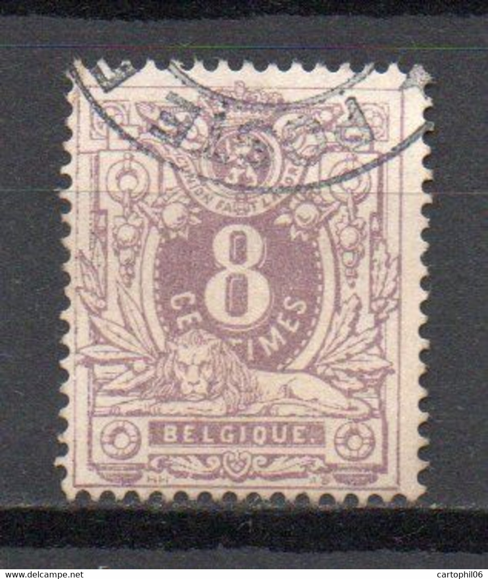 - BELGIQUE N° 29 Oblitéré - 8 C. Lilas Pâle Chiffres 1869-78 - Cote 60,00 € - - 1869-1888 Liggende Leeuw