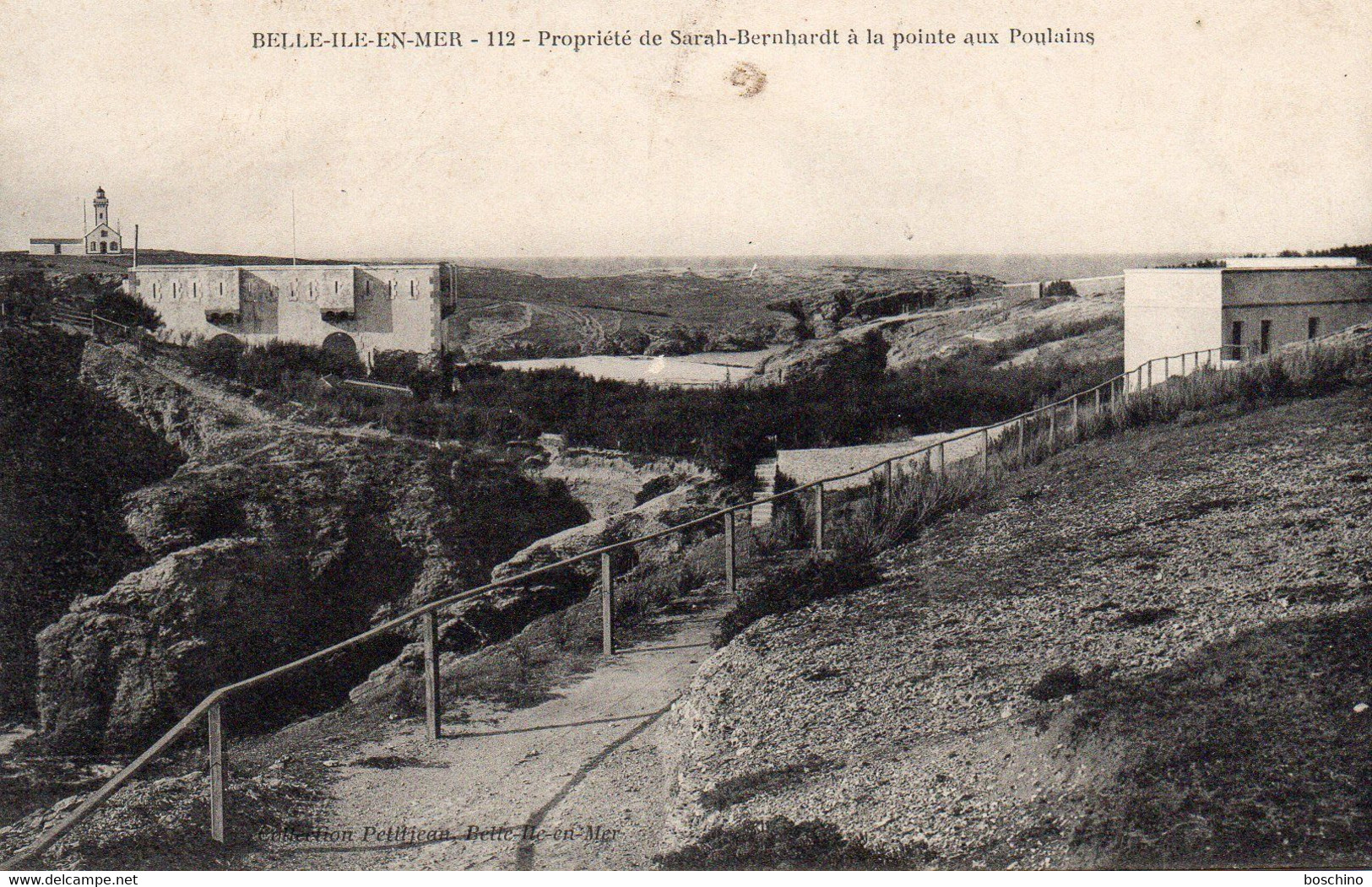 Belle Ile En Mer - Propriété De Sarah Bernhardt à La Pointe Aux Poulains - Belle Ile En Mer