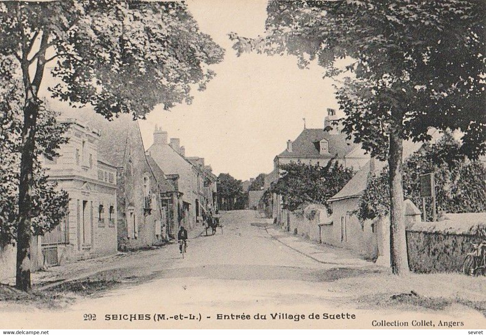 SEICHES-sur-le-LOIR. -  Entrée Du Village De Suette - Seiches Sur Le Loir