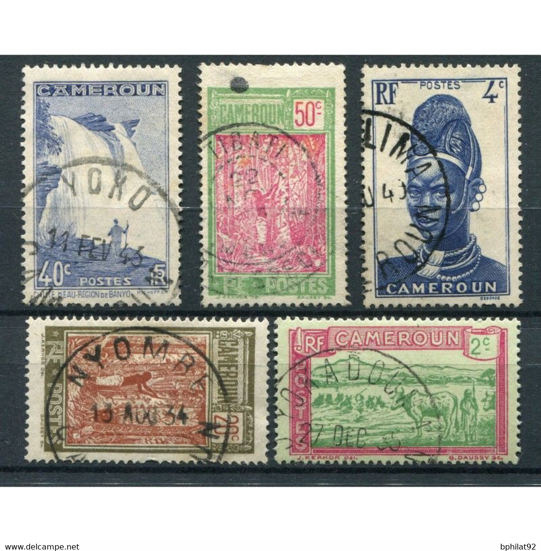 !!! LOT D'OBLITERATIONS CHOISIES DE BUREAUX DU CAMEROUN - Used Stamps