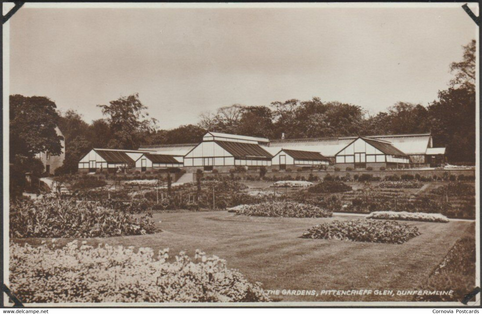 The Gardens, Pittencrieff Glen, Dunfermline, C.1910s - William Allan RP Postcard - Fife