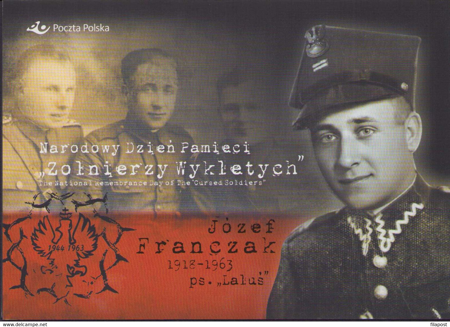 Poland 2022 Booklet - National Day Of Remembrance Of Blind Soldiers, Sergeant Jozef Franczak Polish Army Soldier / Block - Booklets