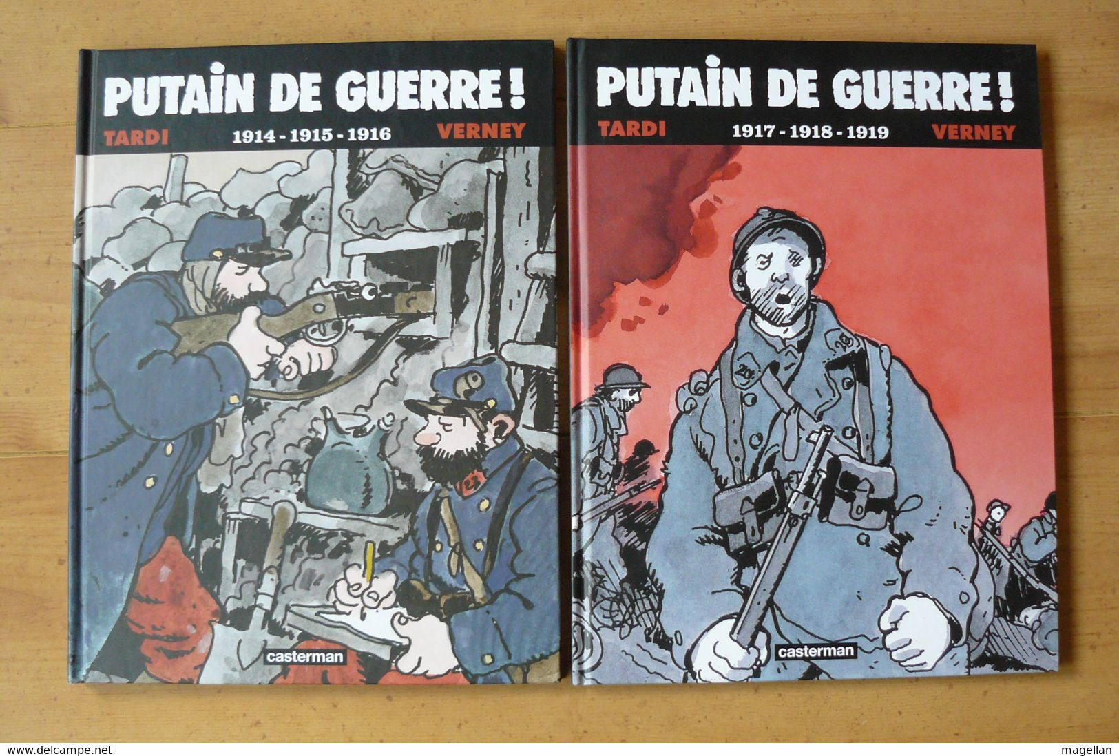 Tardi - Putain De Guerre Tomes 1 & 2 (avec DVD) - Casterman - EO 2008/2009 - Tardi