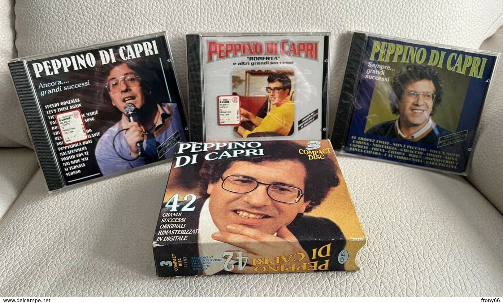 MA22 CD PEPPINO DI CAPRI 42 GRANDI SUCCESSI - COFANETTO 3 CD NUOVI SIGILLATI - Altri - Musica Italiana