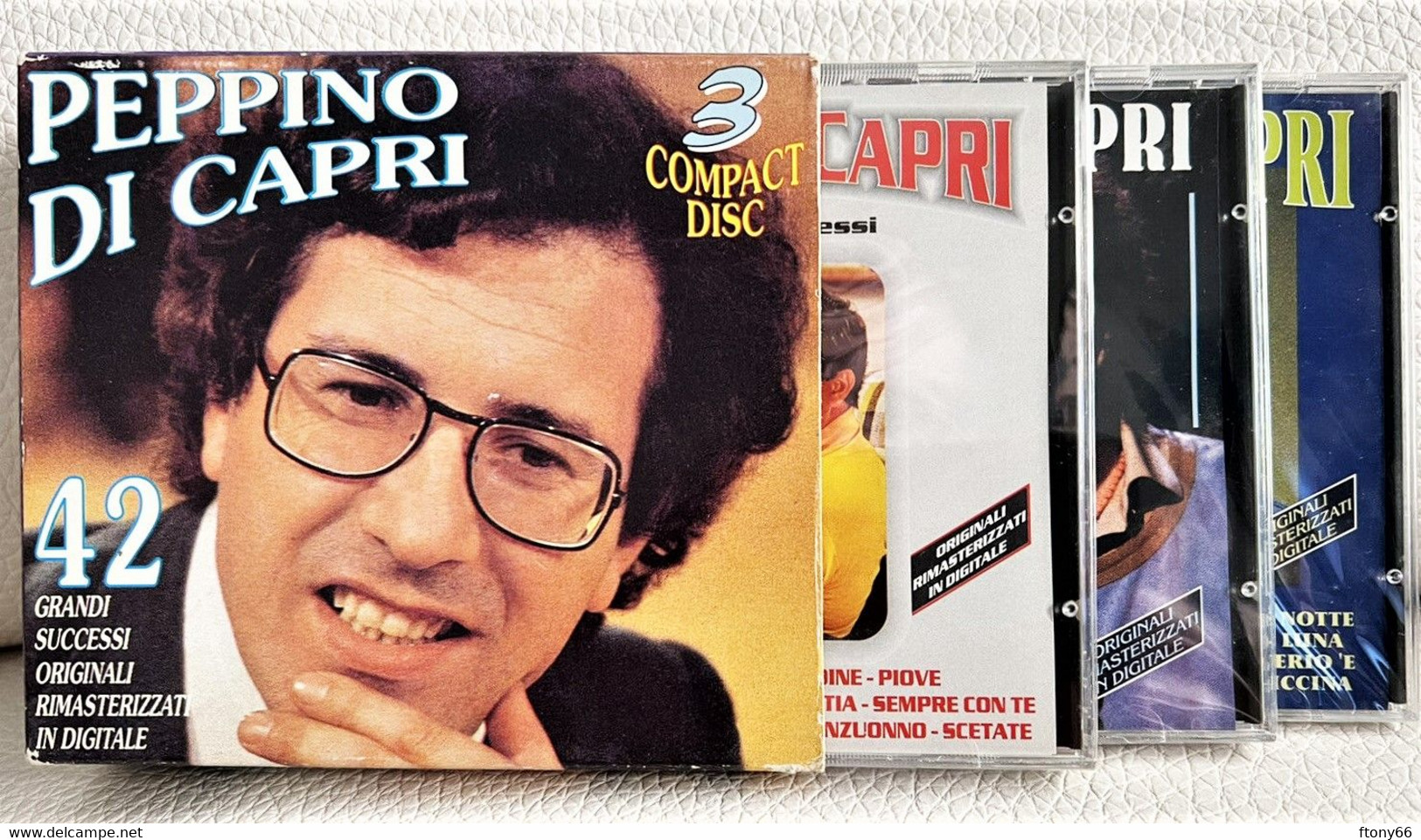 MA22 CD PEPPINO DI CAPRI 42 GRANDI SUCCESSI - COFANETTO 3 CD NUOVI SIGILLATI - Autres - Musique Italienne