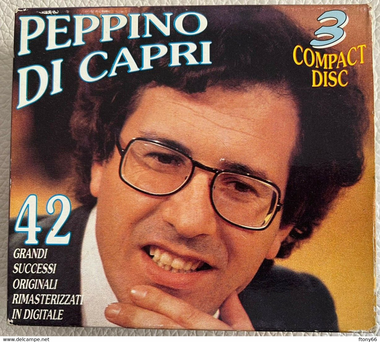MA22 CD PEPPINO DI CAPRI 42 GRANDI SUCCESSI - COFANETTO 3 CD NUOVI SIGILLATI - Sonstige - Italienische Musik