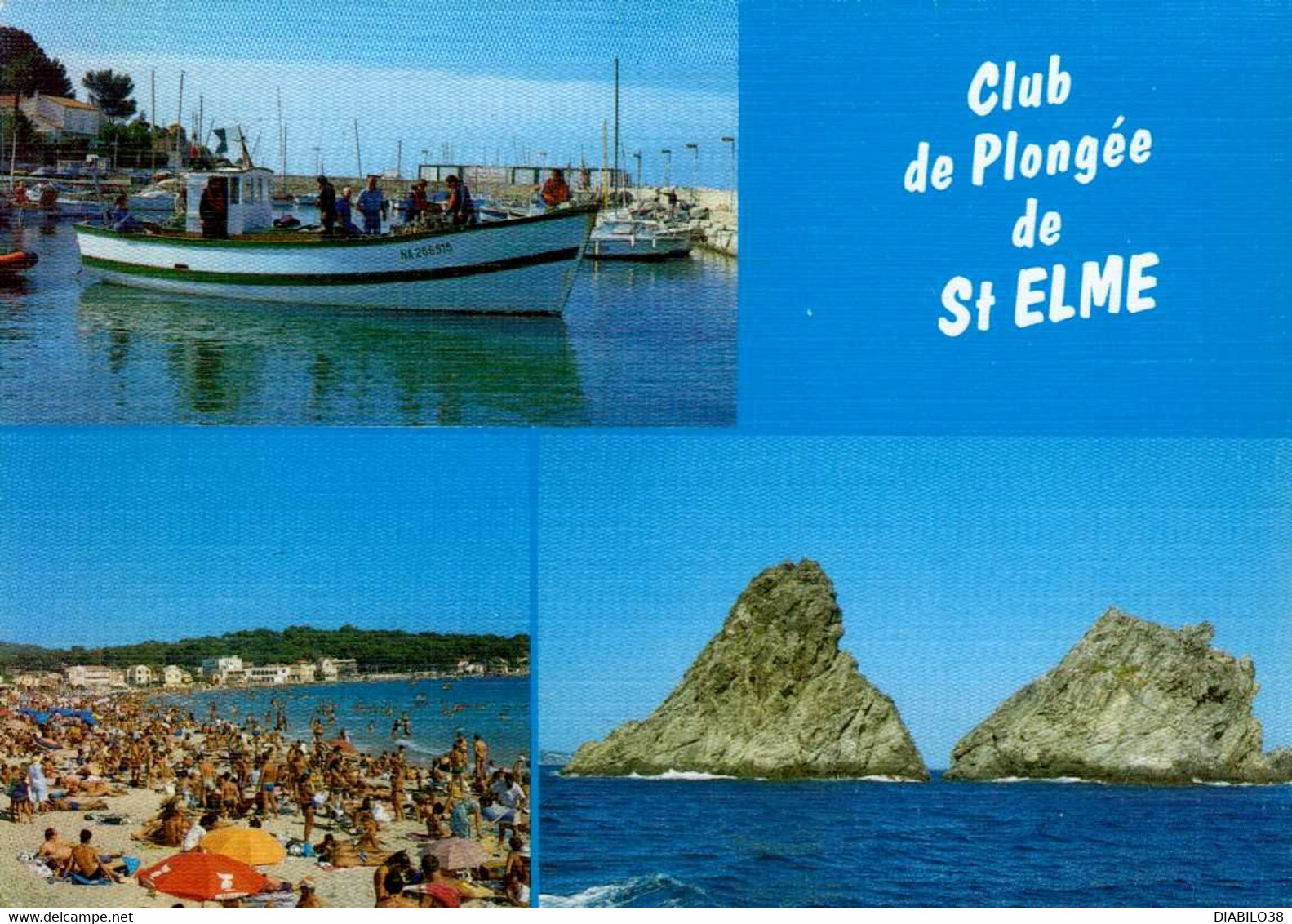 LA SEYNE-SUR-MER   ( VAR )      LE CLUB PLONGEE DE SAINT-ELME . MULTI-VUES - La Seyne-sur-Mer