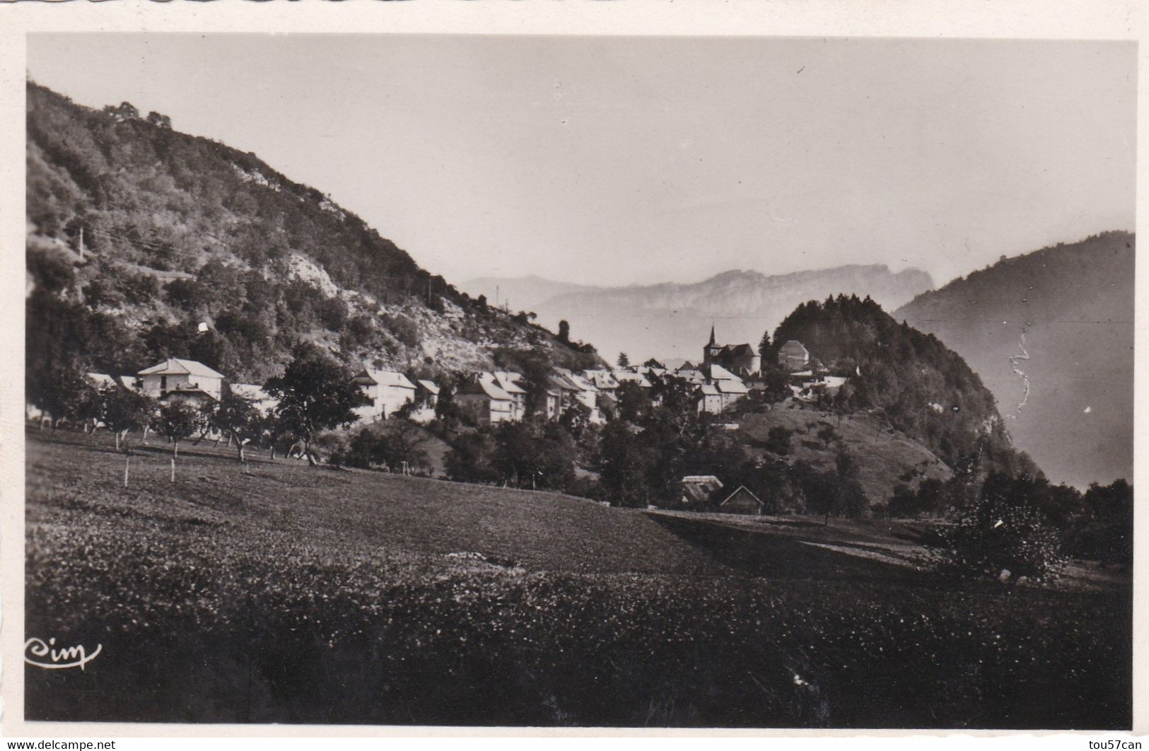 LE CHATELARD - SAVOIE - (73)  -  CPSM DENTELEE DES ANNEES 1950... - Le Chatelard