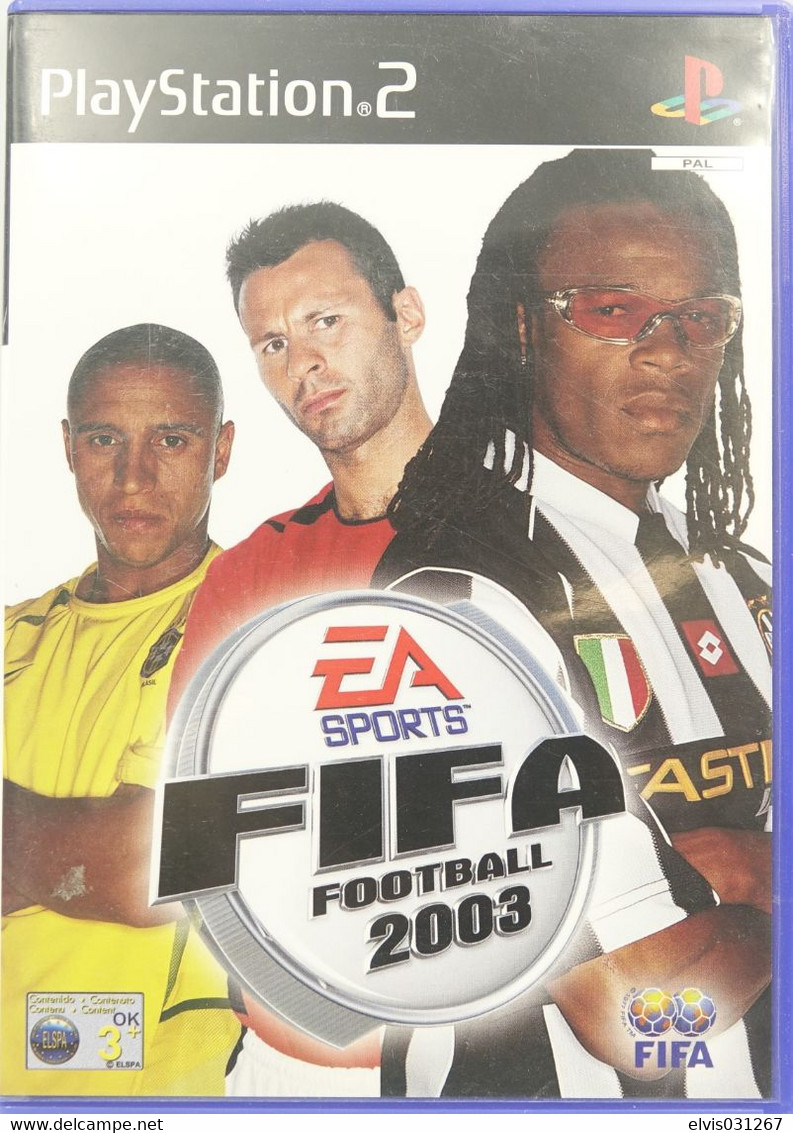 SONY PLAYSTATION TWO 2 PS2 : FIFA 2003 - ELECTRONIC ARTS - Playstation 2