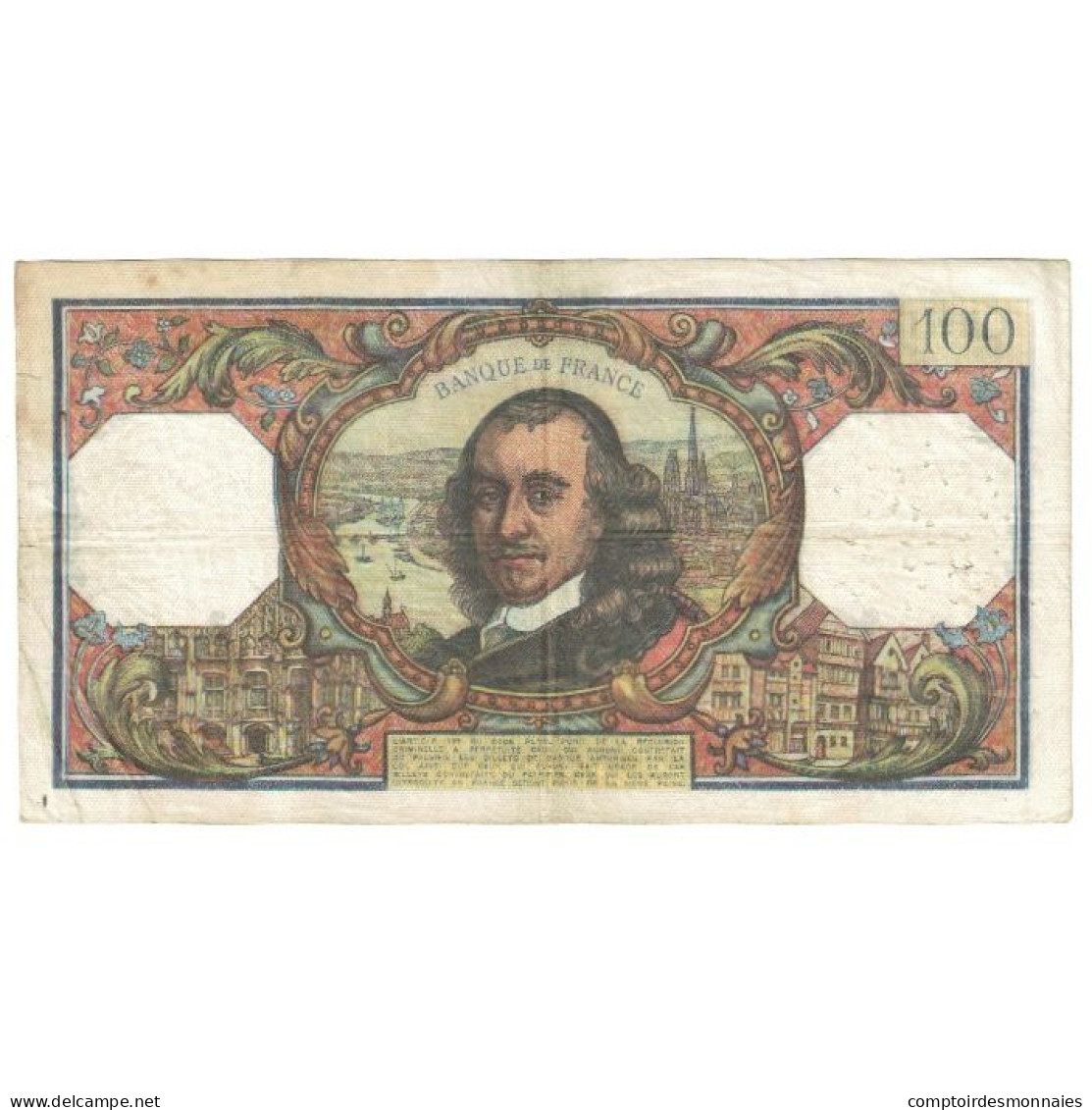 France, 100 Francs, Corneille, 1971, U.563, TB, Fayette:65.36, KM:149d - 100 F 1964-1979 ''Corneille''