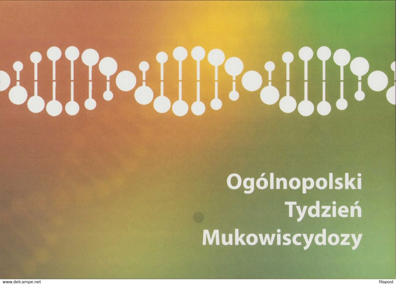 POLAND 2011 Booklet / Polish Nationwide Week Of Cystic Fibrosis Genetic Disease, Child, Tree, DNA / Stamp + FDC - Carnets