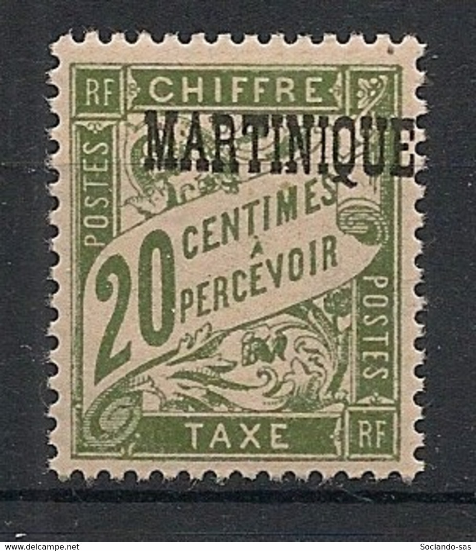 MARTINIQUE - 1927 - Taxe TT N°Yv. 3 - Type Duval 20c Olive - Neuf Luxe ** / MNH / Postfrisch - Portomarken