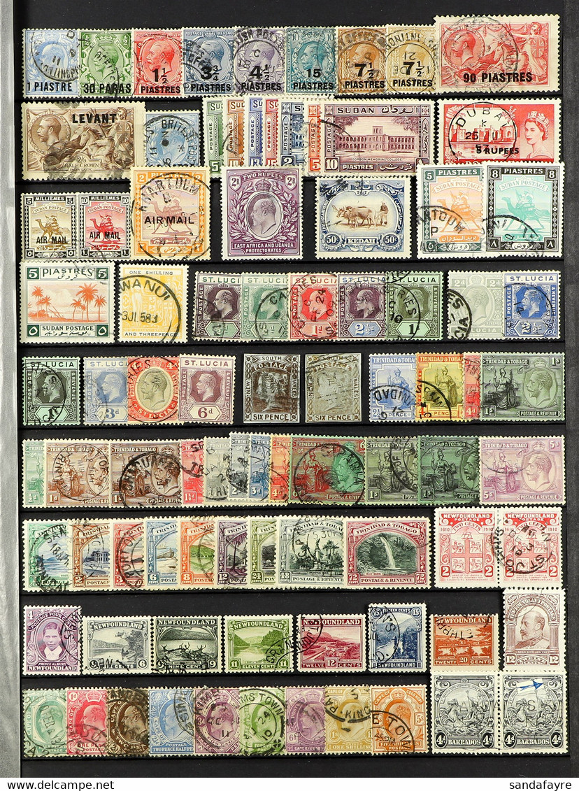 BRITISH EMPIRE AND COMMONWEALTH For Those Pleasurable Weekend Treats, A Small Collection Of Fine To Very Fine Used Stamp - Sonstige & Ohne Zuordnung