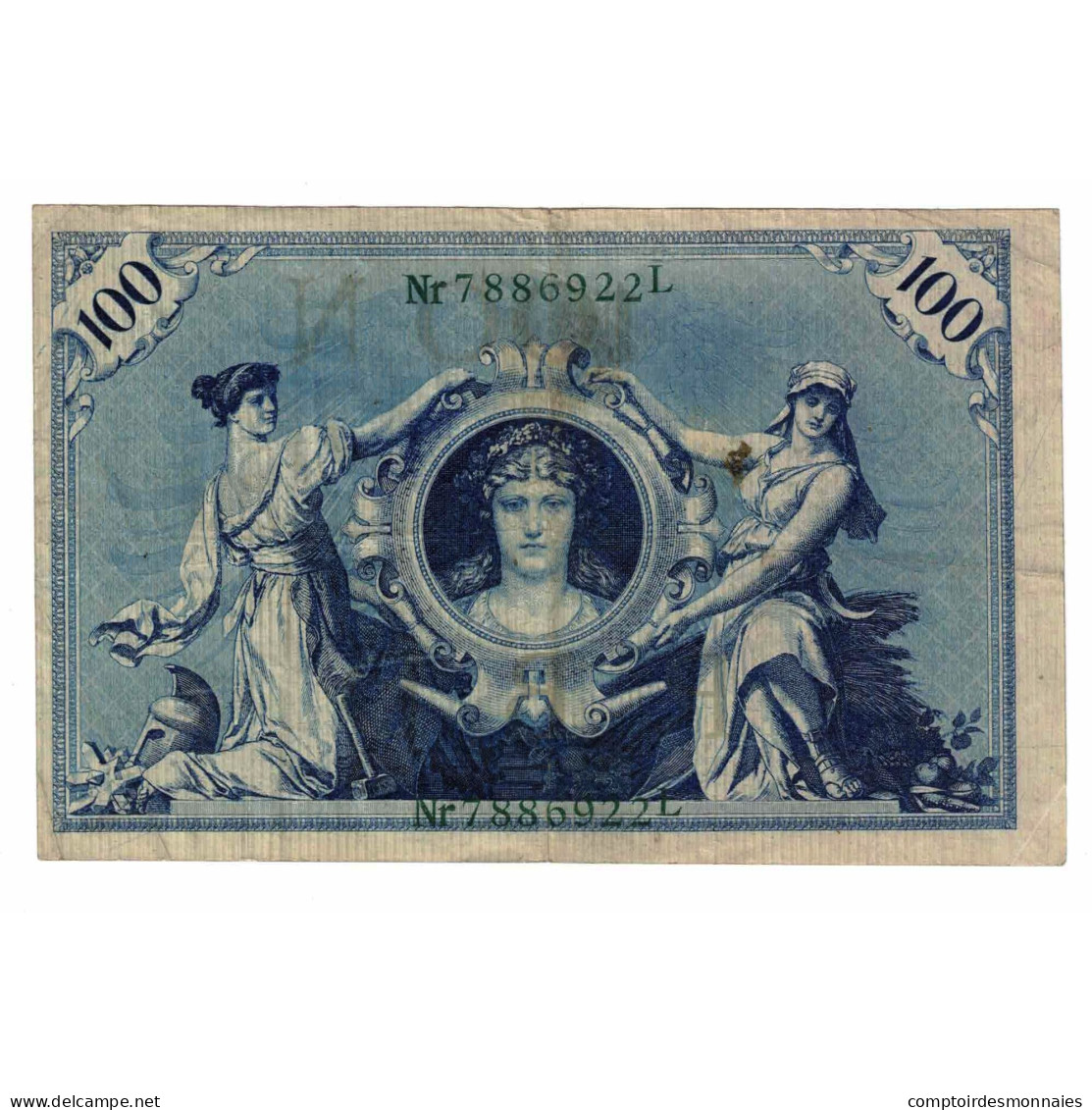 Billet, Allemagne, 100 Mark, 1908, 1908-02-07, KM:34, TTB - 100 Mark