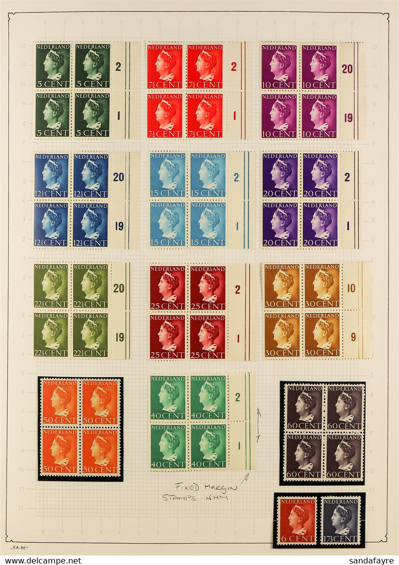 1912 - 1988 NEVER HINGED MINT COLLECTION Of Very Fine Stamps On Album Pages And Stock Cards We See A Highly Complete Run - Other & Unclassified