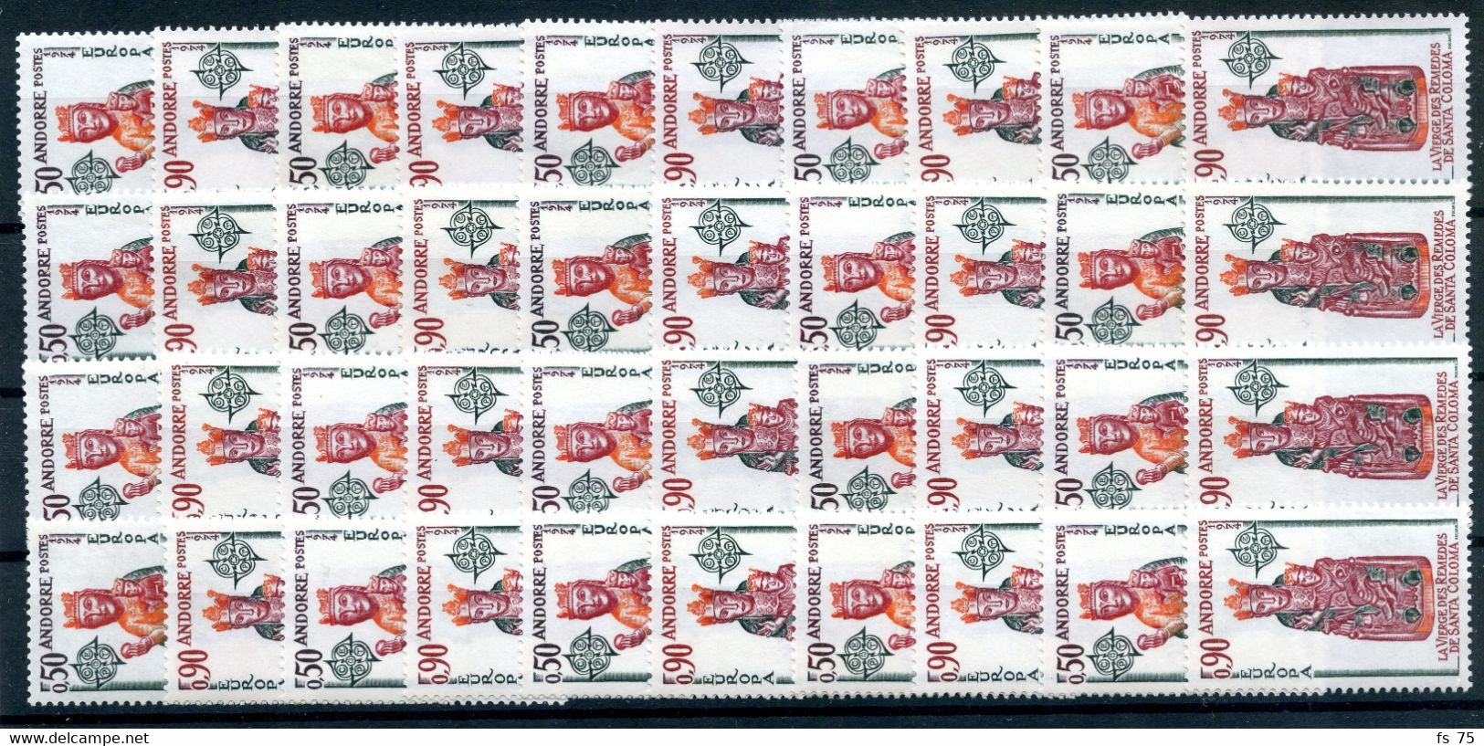ANDORRE N°237 /238 - "EUROPA 1974" - 20 SERIES - Unused Stamps