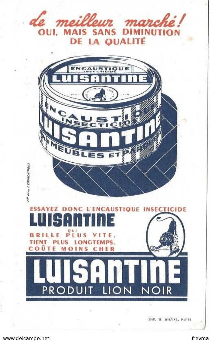 Buvard Luisantine Encaustique - L