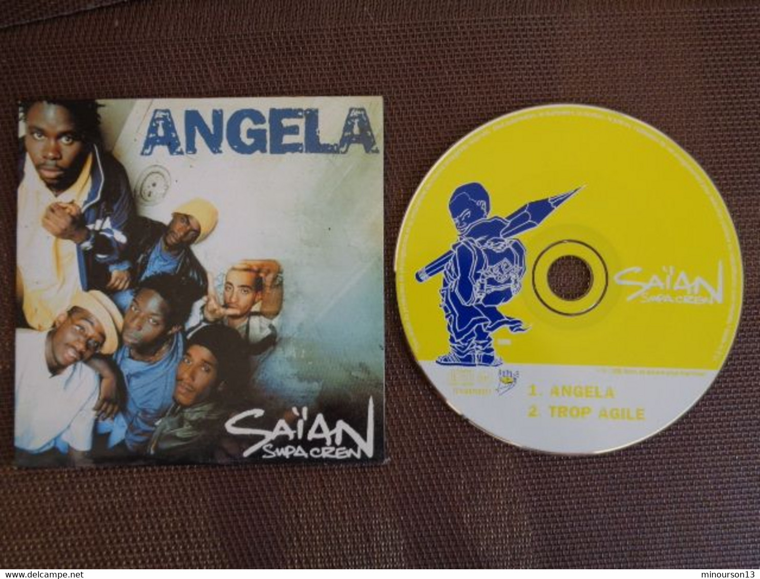 CD 2 TITRES - SAIAN SUPA CREW - ANGELA & TROP FRAGILE - Rap En Hip Hop