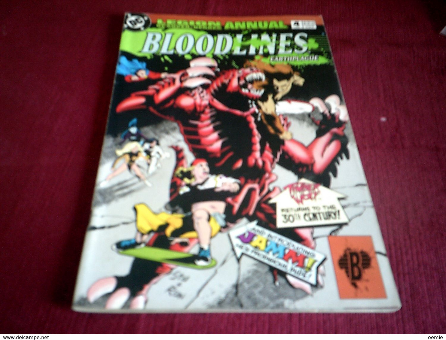 BLOODLINES  N° 4   1993  LEGION  OF SUPER HEROS  ANNUAL - DC