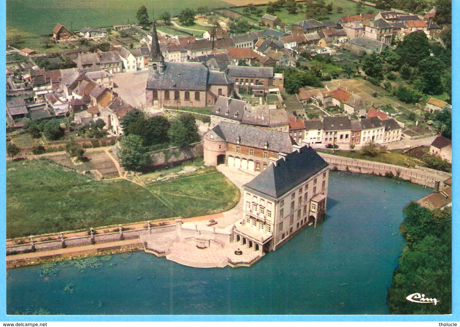 Feluy (Seneffe)-Vue Aérienne-Le Village-L' Ancien Château-Fort- L'Eglise Ste Aldegonde-la Grand Place-La Grand Rue - Seneffe