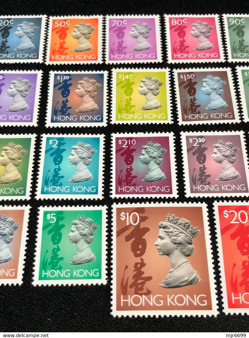 HONG KONG 1992 SHORT SET OF 27 UM MINT, MISSING 6CENTS - Ongebruikt