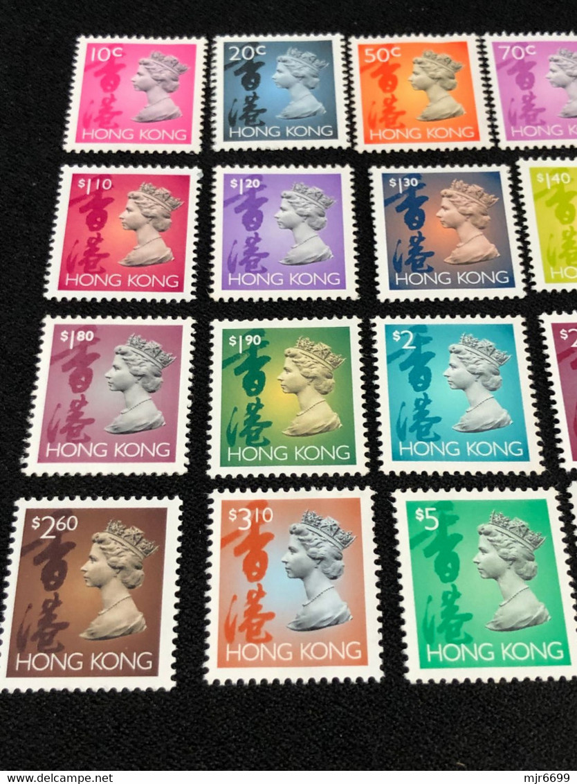 HONG KONG 1992 SHORT SET OF 27 UM MINT, MISSING 6CENTS - Unused Stamps