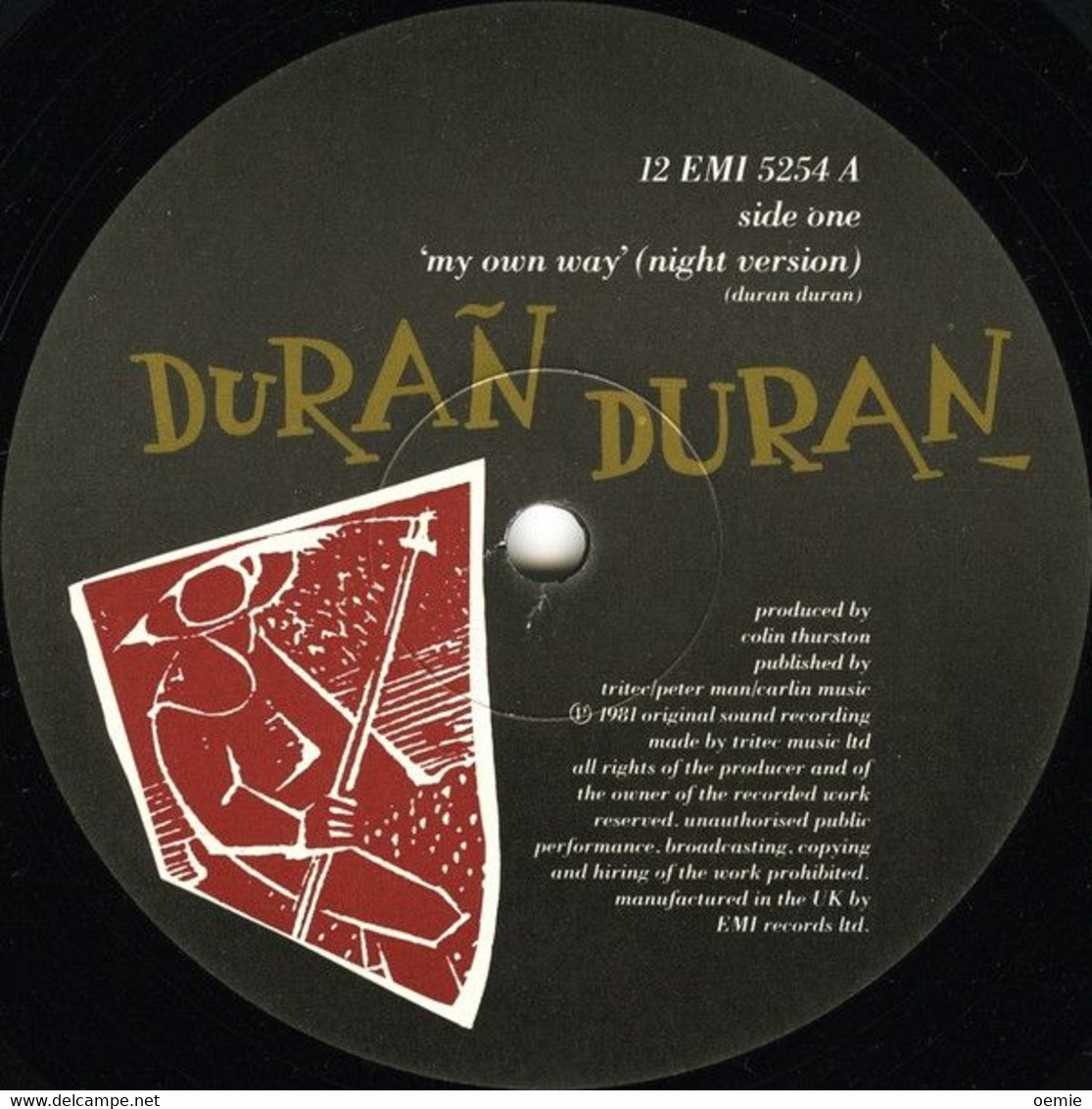 DURAN DURAN °  MY OWN WAY  NIGHT VERSION - 45 T - Maxi-Single