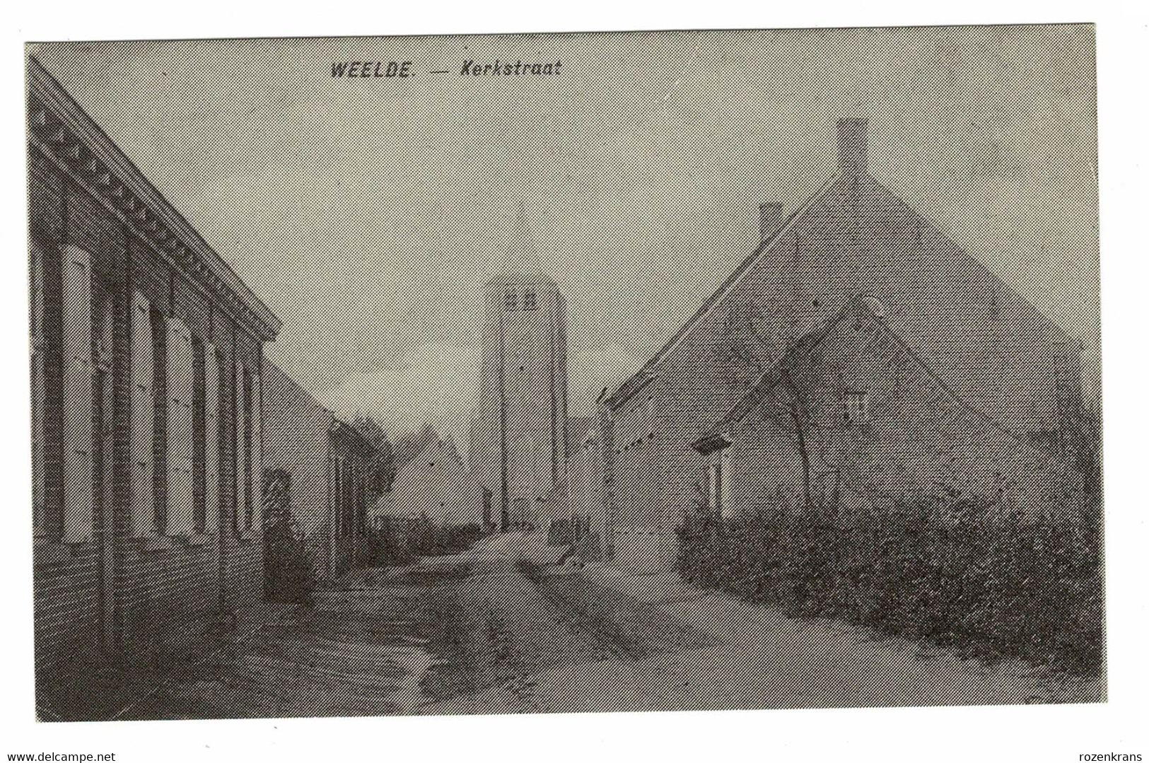 Weelde Ravels Antwerpse Kempen Kerkstraat (Latere Reproductie) (In Zeer Goede Staat) - Ravels